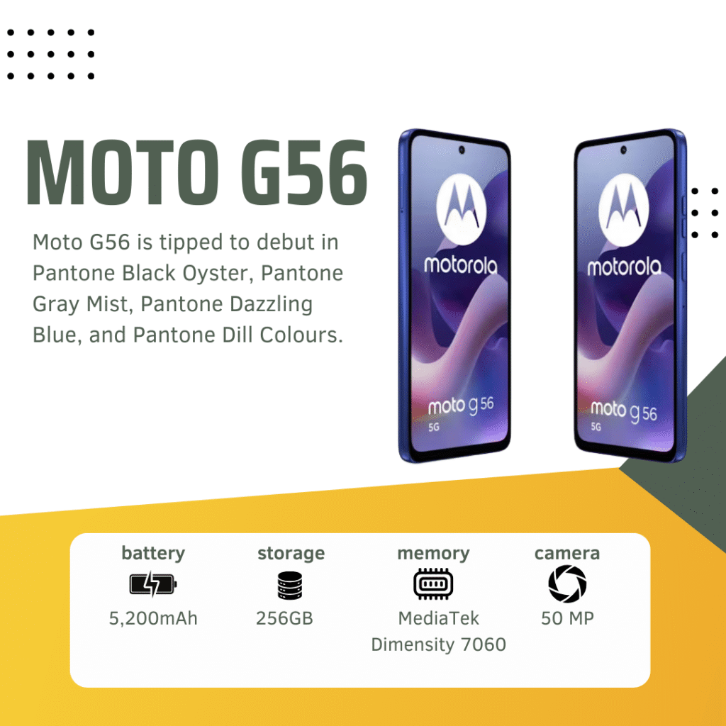 Moto G56 Design